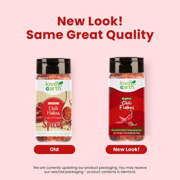 Organic Chili Flakes 50g