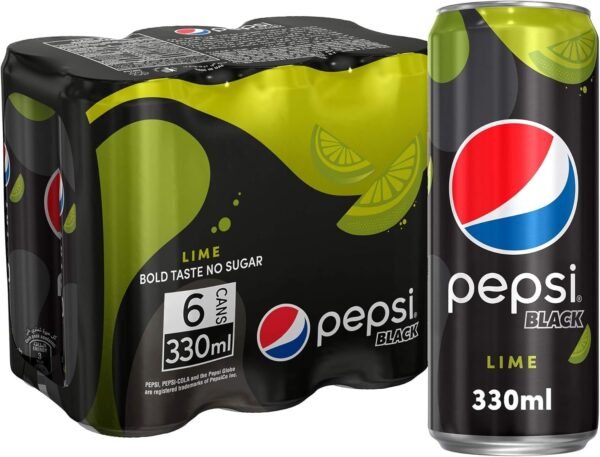 Pepsi black lime can 320ml
