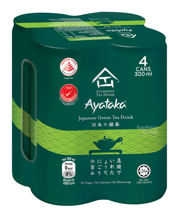 77583132dadce082427df2d0446041fb.png Heaven & Earth Ayataka (No Sugar Green Tea) 300ml (Can)