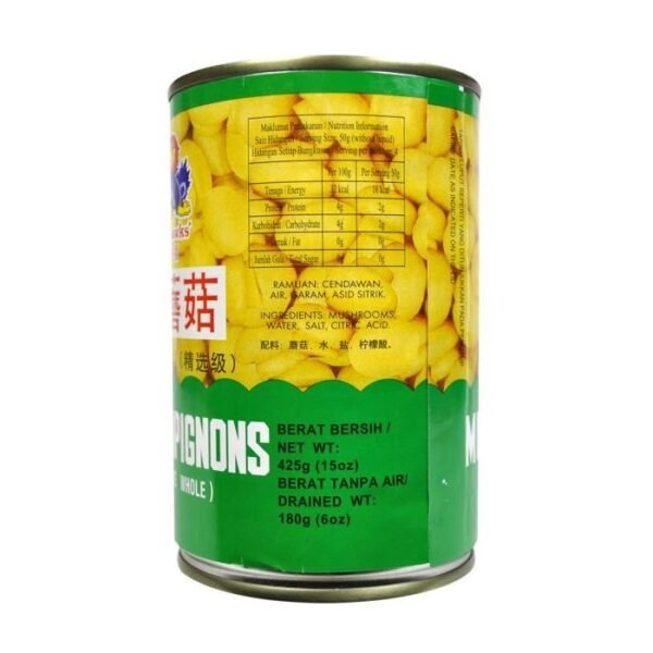J-HAWKS Whole Mushroom 425g