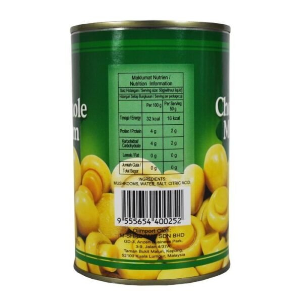 M-MUSHROOM Choice Whole Mushroom 425g