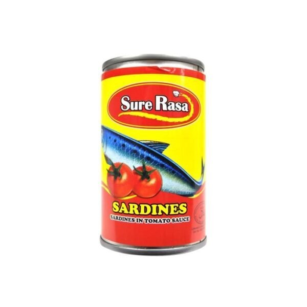 suresardine1.jpg SURE RASA Sardines In Tomato 155g